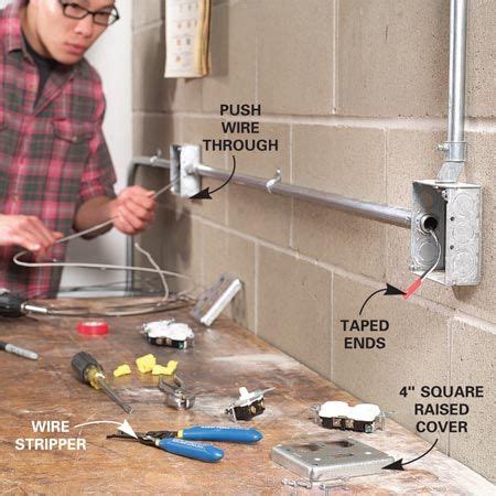 electrical conduit box on airport building wall|surface mounted conduit wiring.